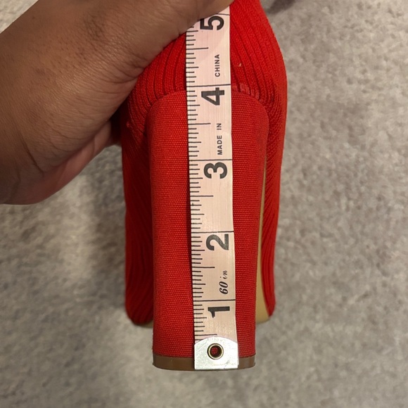 Chic Red Over the Knee Boots - Picture 7 of 7